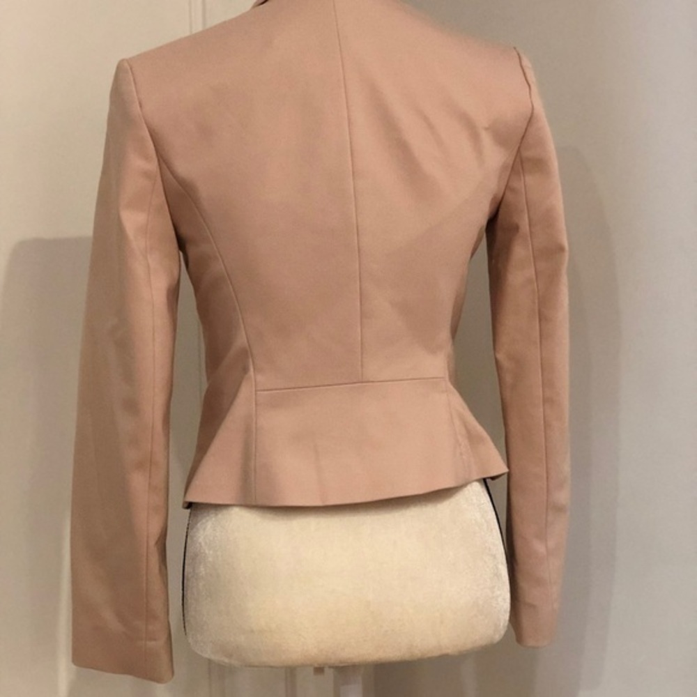 Express Blazer Blush Pink with Black - Size 2 - Picture 5 of 7